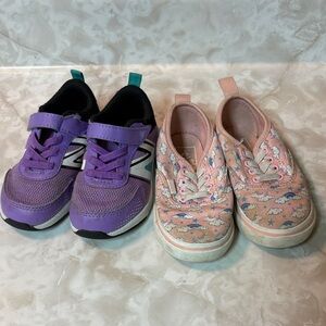 New Balance Pink Cloud and Rainbow Kids Sneakers
